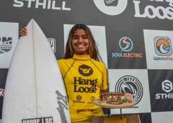 Surfistas de São Sebastião se destacam na 1ª Etapa do Circuito Paulista de Categorias de Base em Mongaguá