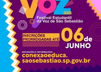 1º Festival Estudantil da Voz de São Sebastião tem inscrições prorrogadas para 6 de junho