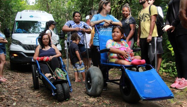 Passeio à trilha de Abras do Una é aprovado por pacientes do Centro de Reabilitação de São Sebastião
