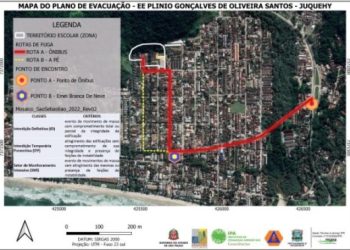 Escola de Juquehy tem Plano Preventivo Emergencial de Contingência contra chuvas e escorregamento de terra