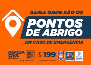 Prefeitura de São Sebastião providencia pontos de abrigo devido às fortes chuvas
