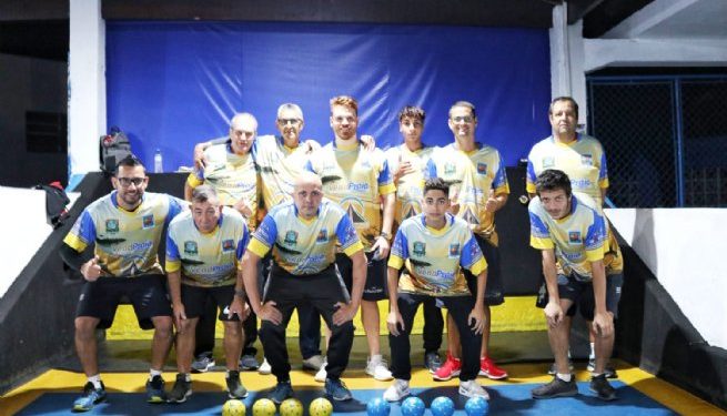 Equipe de Bocha de São Sebastião empata na estreia da Copa Regional 2023