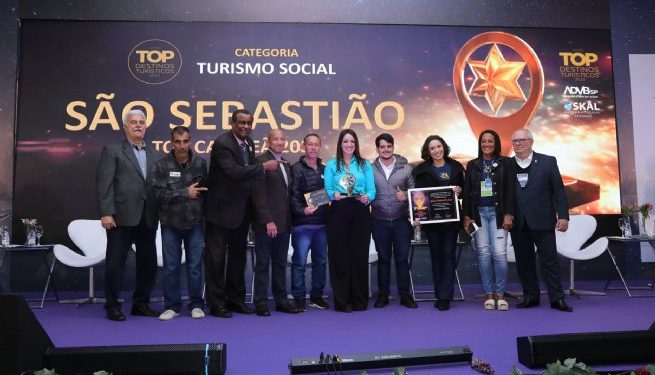 Município de São Sebastião é bicampeão na categoria “Turismo Social” do prêmio Top Destinos Turísticos 2023