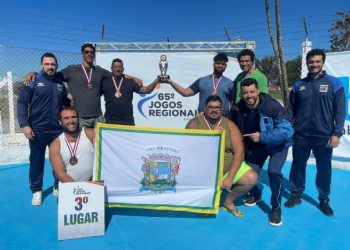 São Sebastião conquista primeira medalha nos 65º Jogos Regionais com equipe de biribol