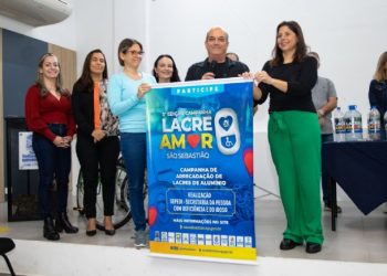Secretaria da Pessoa com Deficiência e do Idoso de São Sebastião lança 3ª edição da Campanha Lacre Amor