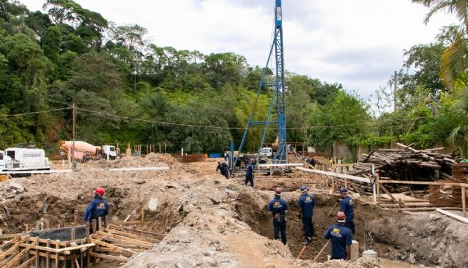 Obras de nova escola em Cambury avançam em São Sebastião