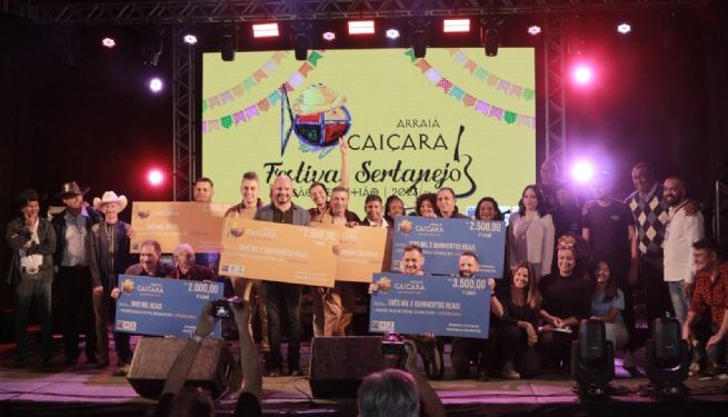 Cantor Bruno de Paula e a dupla Irmãos Rodrigues são os grandes vencedores do Festival Sertanejo de São Sebastião 2023