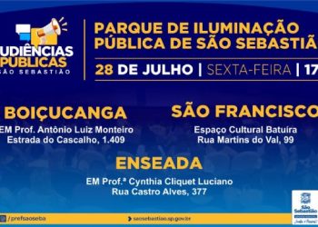 Prefeitura realiza audiências públicas para debater iluminação pública nesta sexta-feira