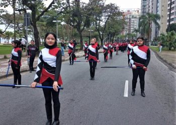 EM Profª Luiza Helena de Barros conquista segundo lugar em concurso de bandas e fanfarras de Santos