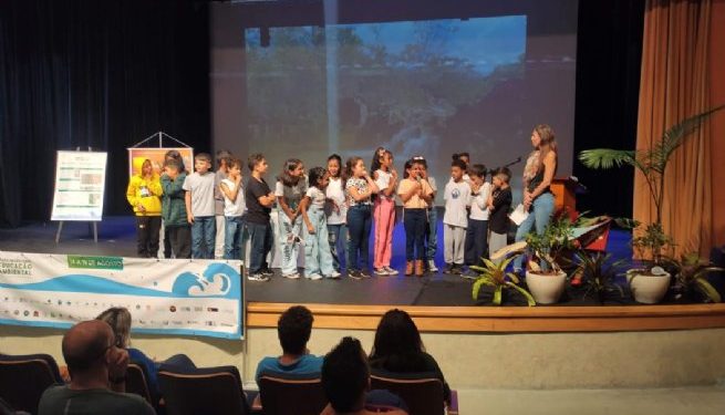 Estudantes de escolas municipais de São Sebastião participam do VI Fórum Regional de Educação Ambiental em Ubatuba