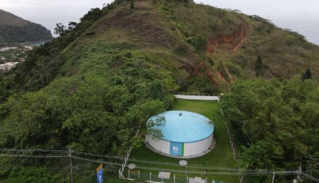 Sabesp faz manutenção no reservatório de Maresias /Paúba para restabelecer abastecimento de água