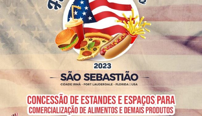 Prefeitura de São Sebastião abre inscrições para concessão de estandes e espaços no Festival Americano 2023