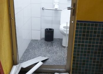 Em saidinha temporária, homem é preso após vandalismo no banheiro da Rodoviária