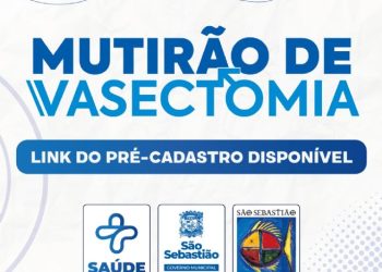 Pré-cadastro para mutirão de vasectomia está disponível até 30 de setembro em São Sebastião