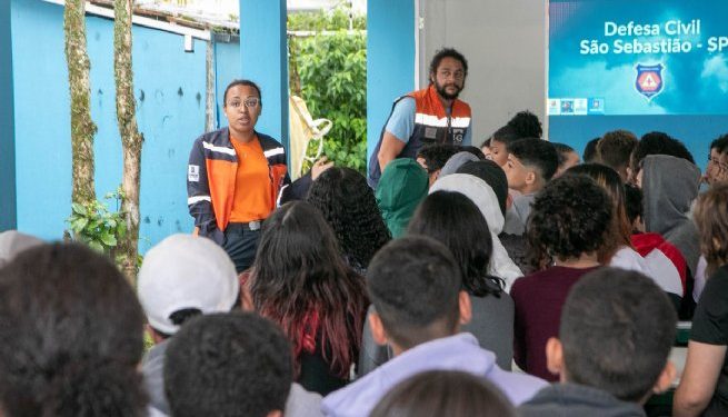 Programa ‘Agente Mirim da Defesa Civil’ capacita mais de 480 estudantes da rede municipal de São Sebastião