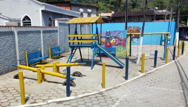 Prefeitura de São Sebastião revitaliza Parque Infantil em Boiçucanga