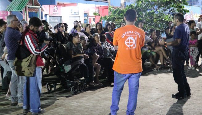 Moradores da Vila Sahy aprovam simulado de evacuação de área de risco proposto pela Defesa Civil