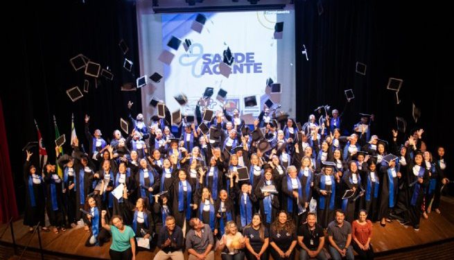 Prefeitura de São Sebastião celebra formatura de 110 profissionais pelo programa ‘Saúde com Agente’