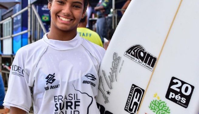 Surfista sebastianense é primeira bicampeã paulista Sub-18 na história do Hang Loose Surf Attack