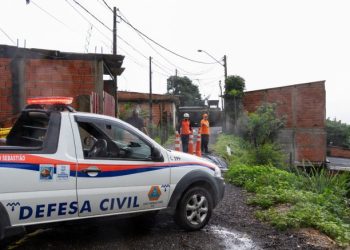 Defesa Civil monitora áreas de risco após chuvas intensas no final de semana; acumulado de 98,5 mm em 72 horas