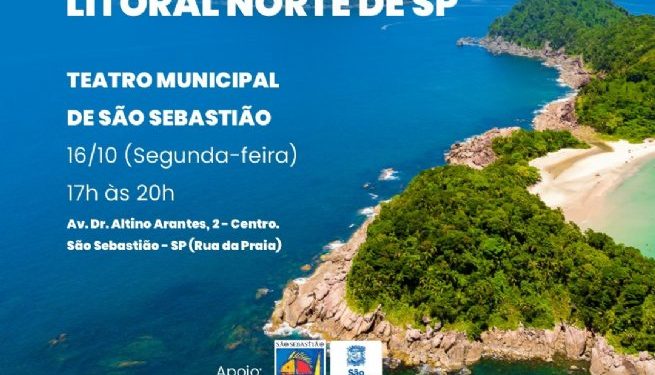 São Sebastião recebe evento de lançamento da nova marca turística do Litoral Norte na segunda-feira