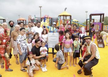Reabertura de Parquinho Infantil marca Dia das Crianças em São Sebastião