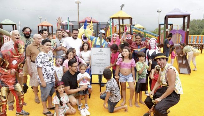 Reabertura de Parquinho Infantil marca Dia das Crianças em São Sebastião