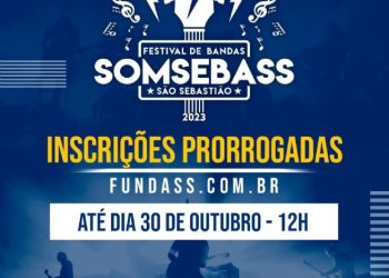 Inscrições para Festival de Bandas de São Sebastião são prorrogadas até 30 de outubro