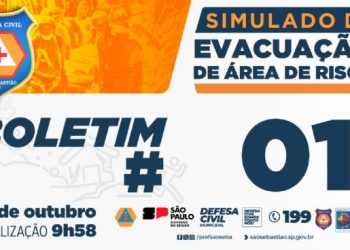 Boletim 01:Simulado de evacuação de área de risco na Vila Sahy