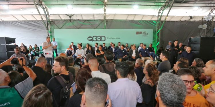  Gabinete 3D: Governo de SP agiliza intervenções para recuperação e fortalecimento da infraestrutura de São Sebastião