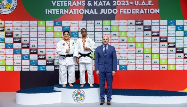 Judoca sebastianense é vice-campeã do Mundial de Veteranos, em Abu Dhabi