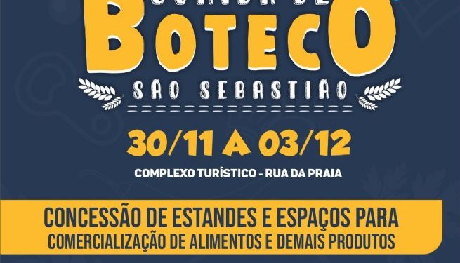 Festival Comida de Boteco 2023 de São Sebastião tem inscrições abertas para estandes e espaços até dia 16