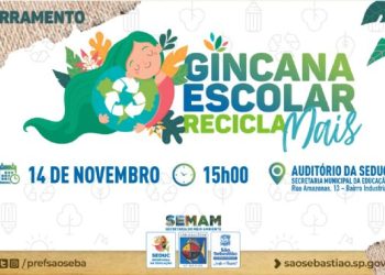 Encerramento da Gincana Recicla Mais premia escola vencedora no dia 14