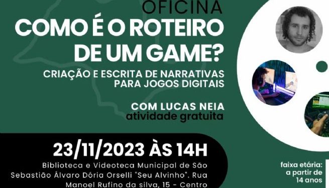 Prefeitura de São Sebastião e Pontos MIS realizam oficina sobre criação e escrita de narrativas para Jogos Digitais