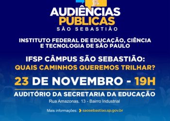 Prefeitura de São Sebastião promove audiência pública para debater implantação do IFSP