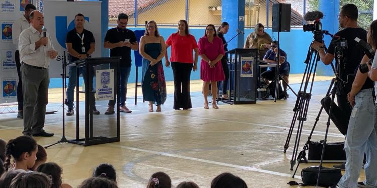 *Sabesp entrega Sistema de Abastecimento de Água (SAA) na Escola Municipal Maria da Conceição de Deus Santos e na EMEI Cavalinho de Pau, em São Sebastião*   