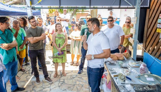 Secretaria do Meio Ambiente participa de inauguração de ponto de recebimento de resíduos retirados do mar