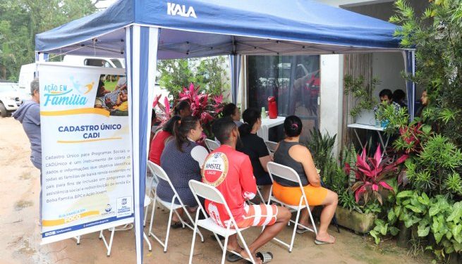 Moradores do bairro Canto do Mar e região recebem Ação Social Móvel