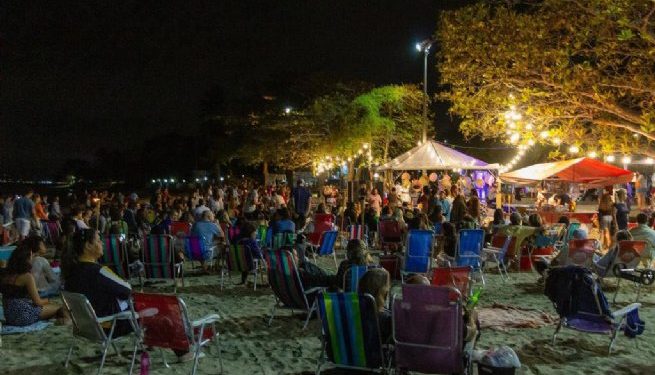 Prefeitura de São Sebastião realiza 5ª edição do Luau na praia do Arrastão