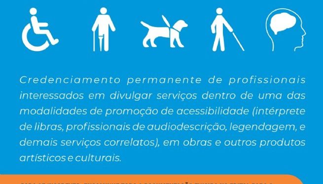 Fundass abre inscrições para credenciamento de profissionais interessados em divulgar serviços de promoção de acessibilidade