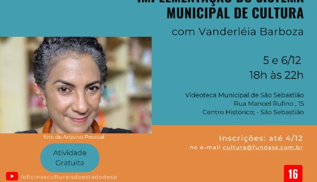 Fundass oferece Oficina sobre Implementação do Sistema Municipal de Cultura de São Sebastião