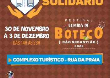 Fundo Social realiza estacionamento solidário no Festival Comida de Boteco a partir do dia 30 de novembro