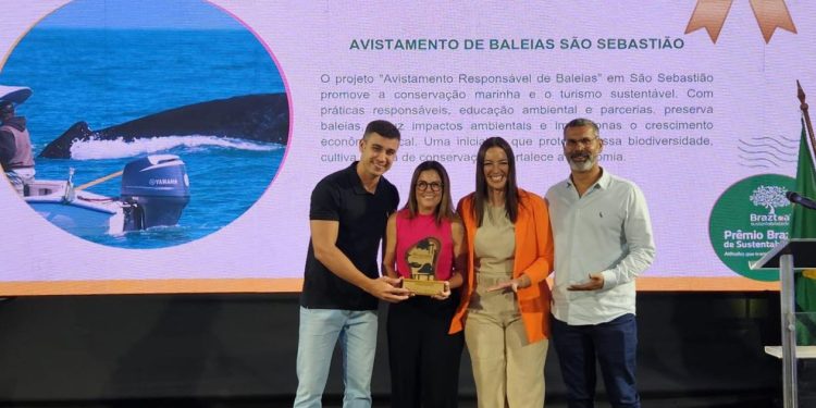 São Sebastião é referência no Brasil em avistamento sustentável de baleias