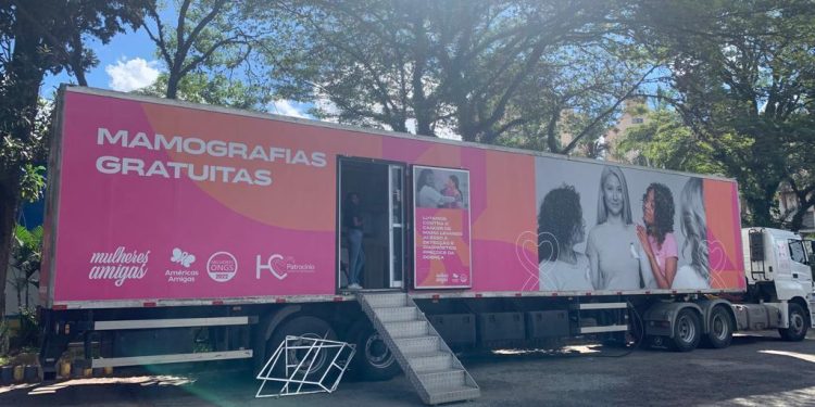 Carreta de mamografia chega a São Sebastião para a detecção gratuita do câncer de mama 
