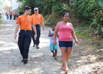 Simulado de Evacuação de Área de Risco em Boiçucanga atende 55 pessoas