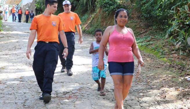 Simulado de Evacuação de Área de Risco em Boiçucanga atende 55 pessoas
