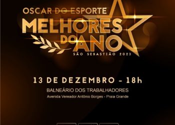 Prefeitura de São Sebastião homenageia atletas com ‘Troféu Melhores do Ano – Oscar do Esporte’ na quarta-feira