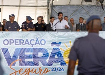 Operação Verão Seguro 2023/2024 é lançada em São Sebastião e traz 655 policiais para o Litoral Norte