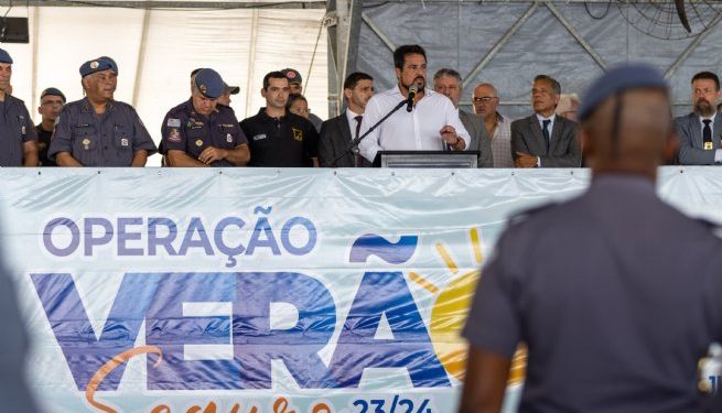 Operação Verão Seguro 2023/2024 é lançada em São Sebastião e traz 655 policiais para o Litoral Norte