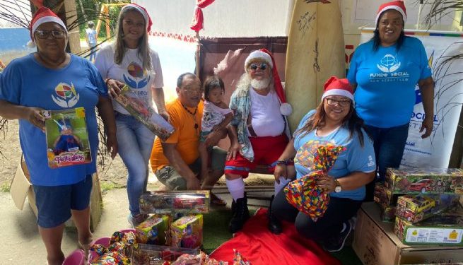 Fundo Social de São Sebastião entrega 14 mil brinquedos pela campanha ‘Natal Solidário’ 2023